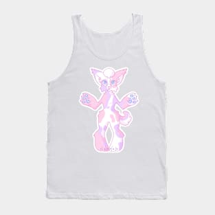 pastel pink furry Tank Top